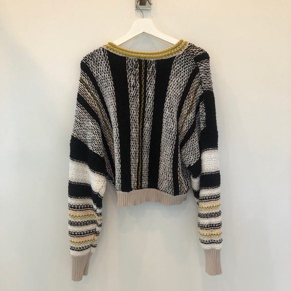 Free People Show Me Love Striped Pullover Sweater - Picture 3 of 4